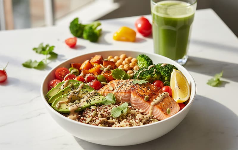 Healthy lifestyle nutrition